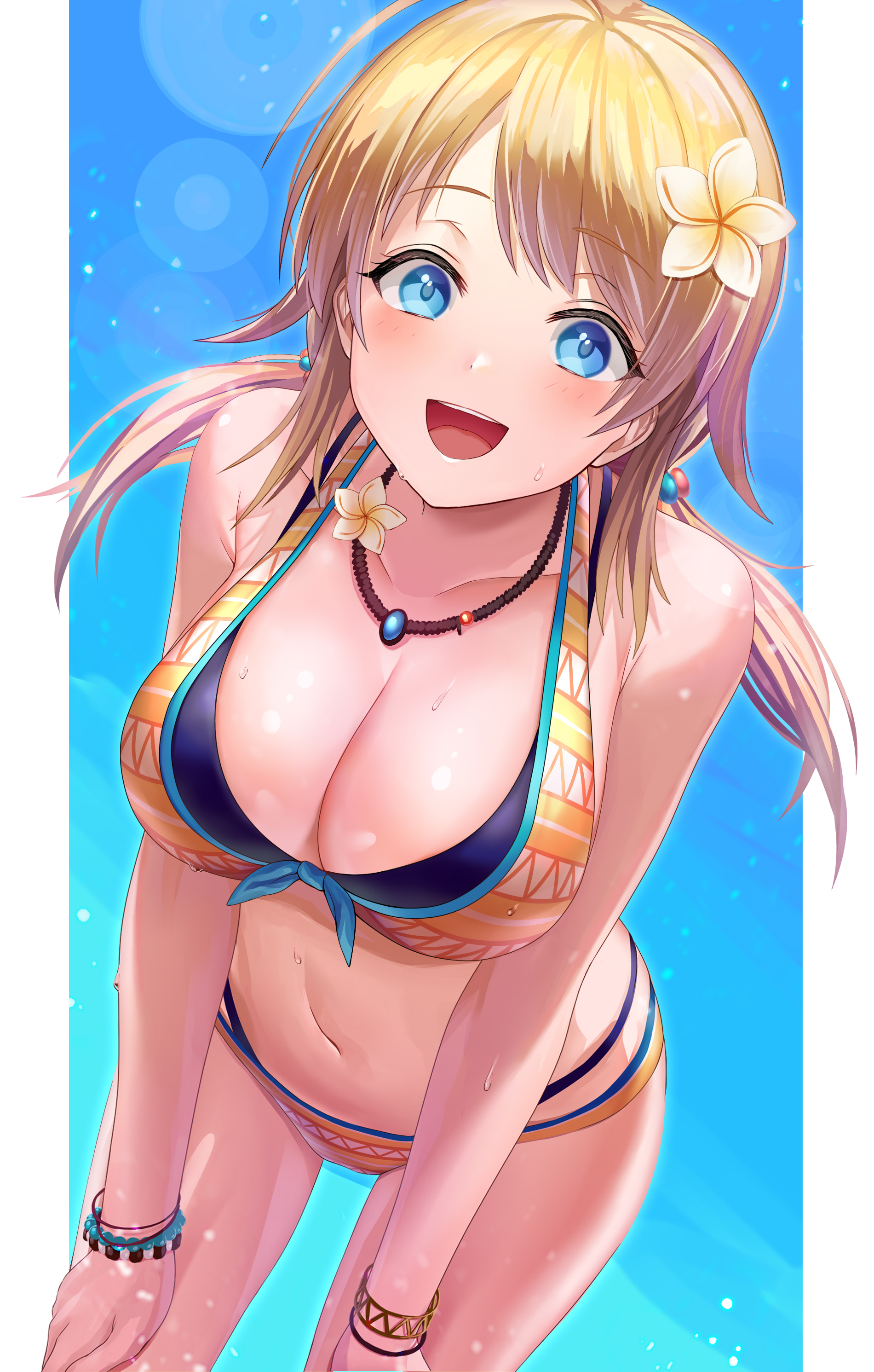 Gomibukurokarasu The Idolm Ster The Idolm Ster Shiny Colors Hachimiya Meguru Bikini Cleavage